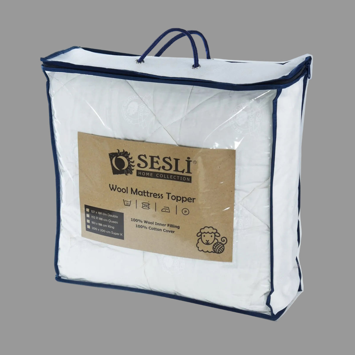 Wool Mattress Topper Merino