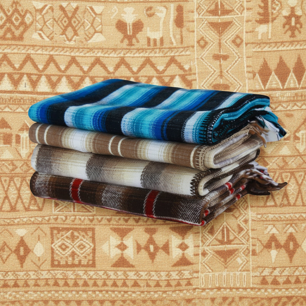 SESLI PLAID CHECHK THROW