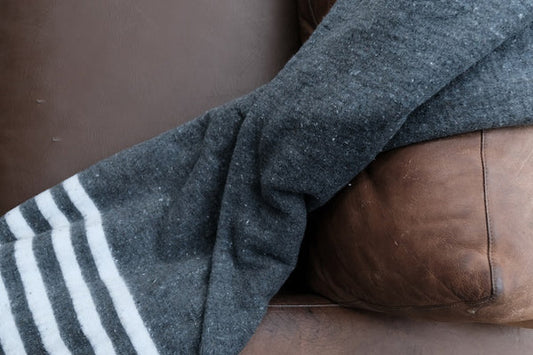 Grey Acrylic Donation Blanket