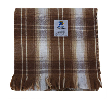 SESLI PLAID CHECHK THROW
